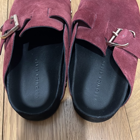 Veronica beard fern clogs size 36 studded suede mules - Picture 8 of 8
